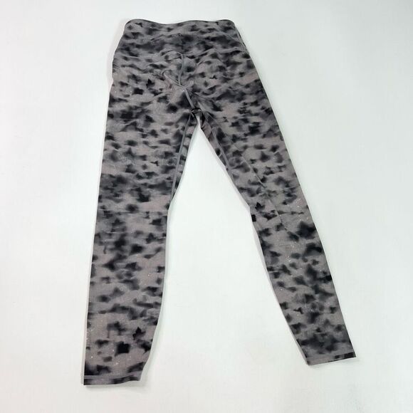 Varley Lets Go High Rise Legging Womens Small Gray Black Printed Compression 7/8 - Picture 10 of 11